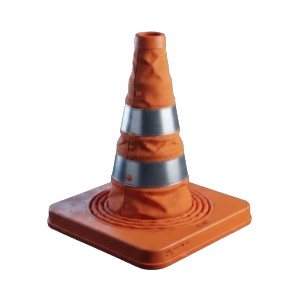 DEC-CSP-45 Cono de Señalización Plegable
